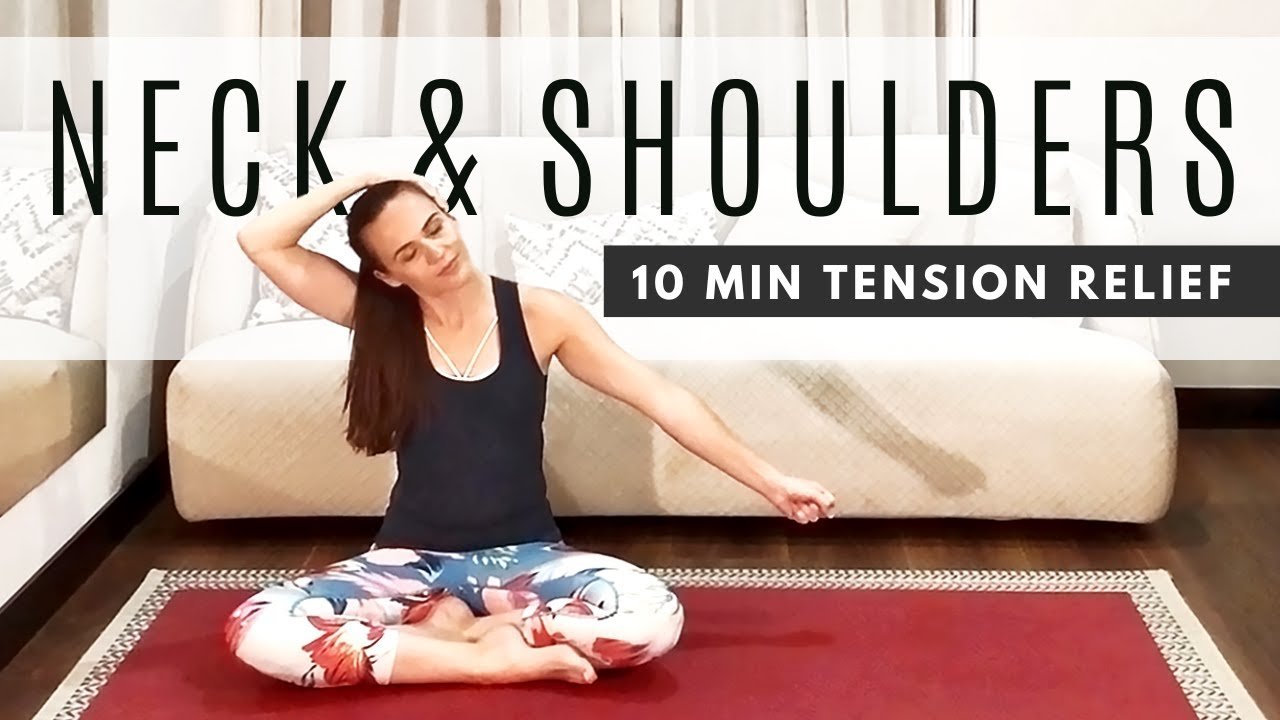 10-Minute Yoga to Release Tension in Your Neck and Shoulders